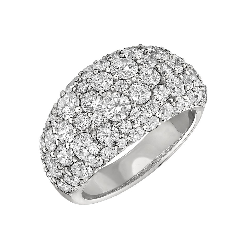 Pave Eco Diamonds Pave Dome Cocktail Ring