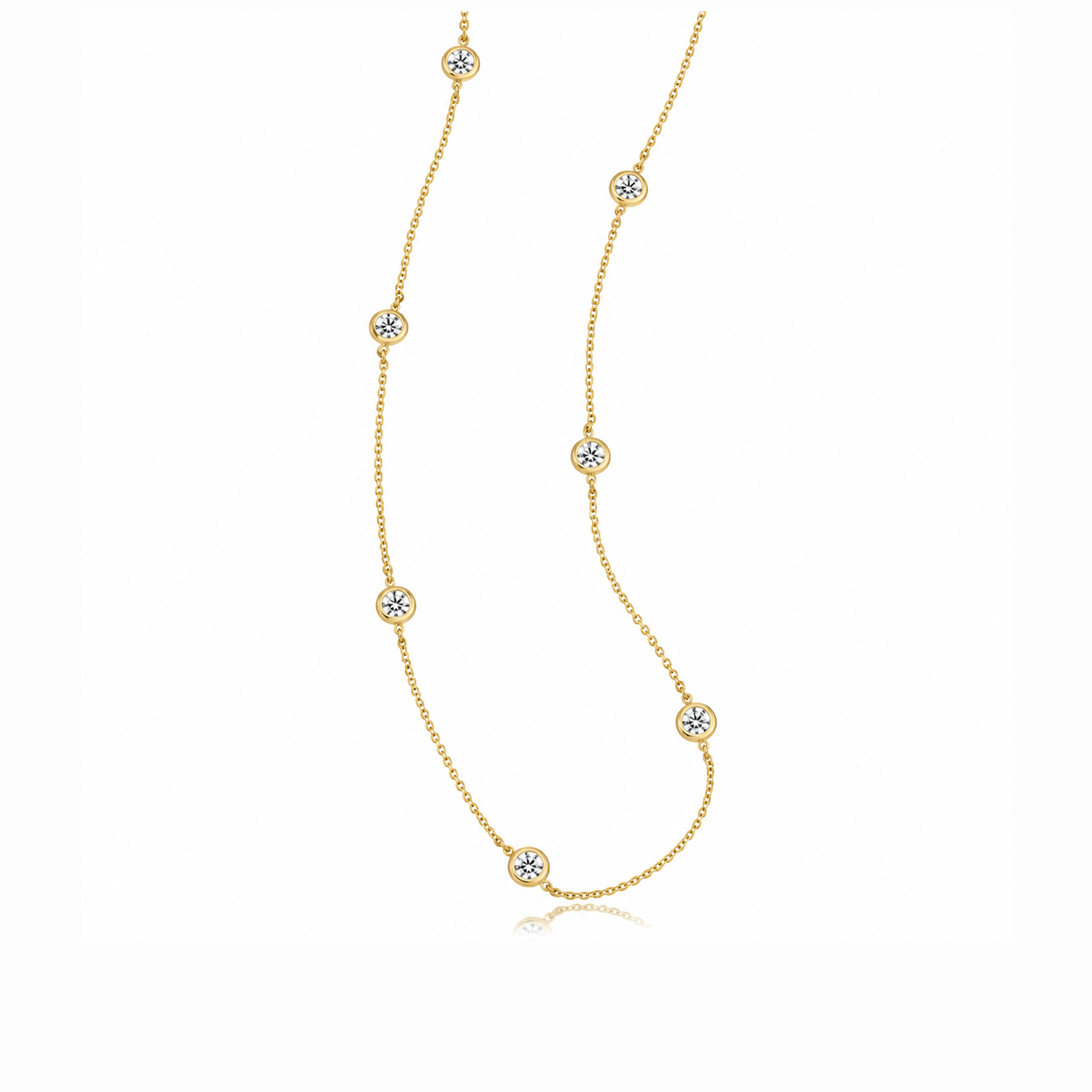 Diamonds by the Yard Station Necklace
