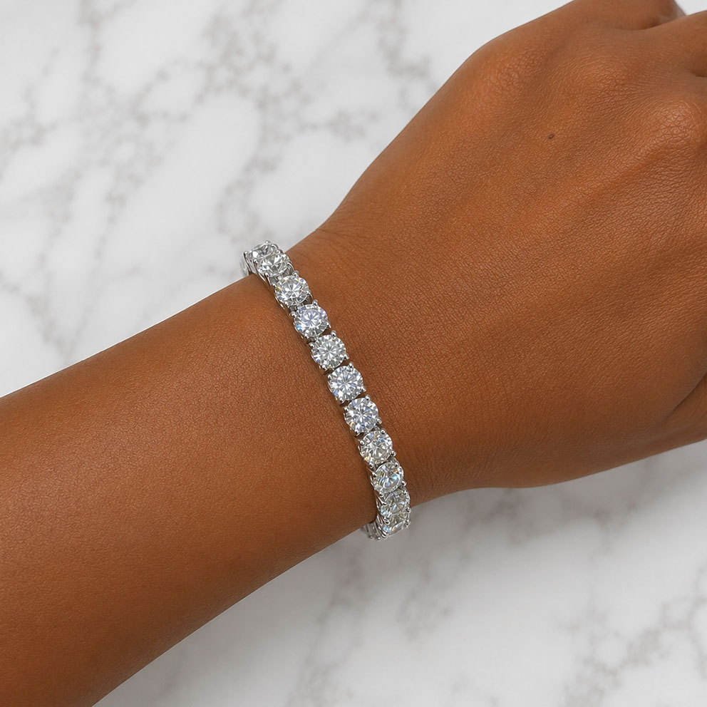 Opulent Dream Round Eco Diamonds Tennis Bracelet 21 carats