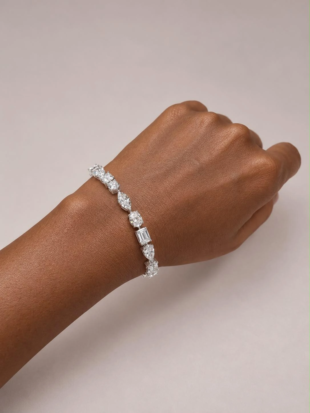 Luna Eco Diamonds Fancy Tennis Bracelet