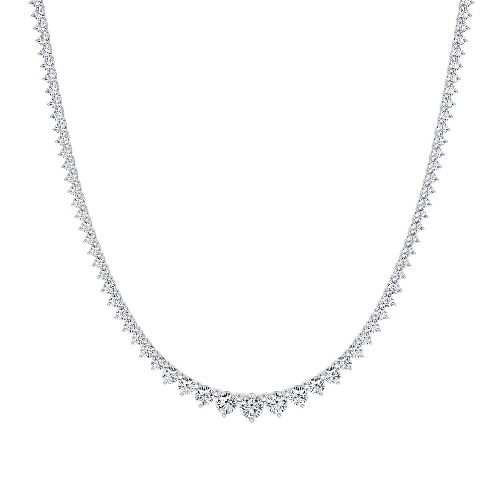 10 carats Riviera Eco Diamonds  Tennis Necklace