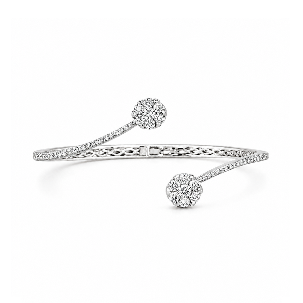 Round Eco Diamond Bangle