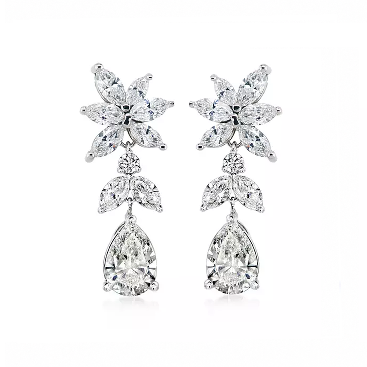 Belvedere Marquise Eco Diamond Drop Earrings