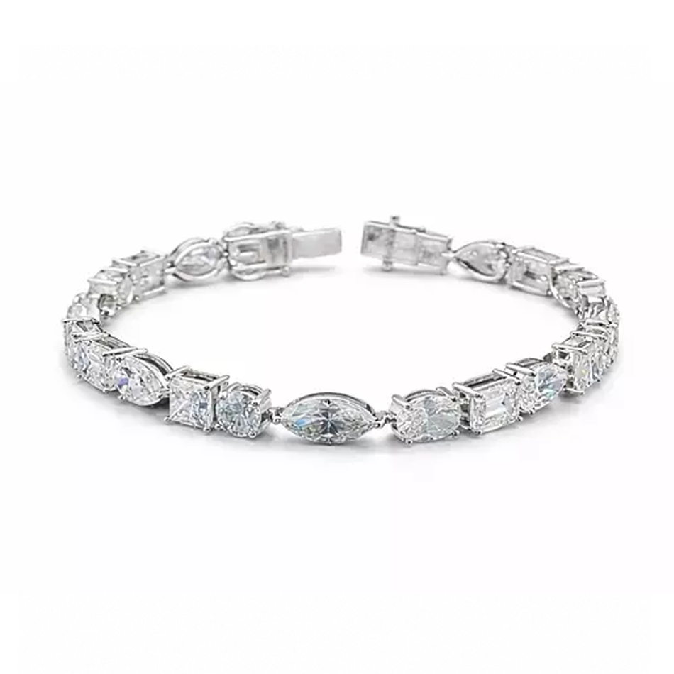 Luna Eco Diamonds Fancy Tennis Bracelet