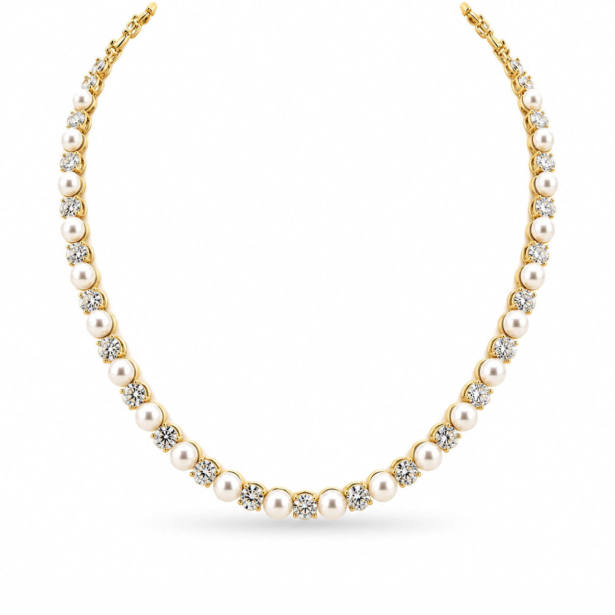 La Perla Cultured Pearls and Eco Diamonds Necklace