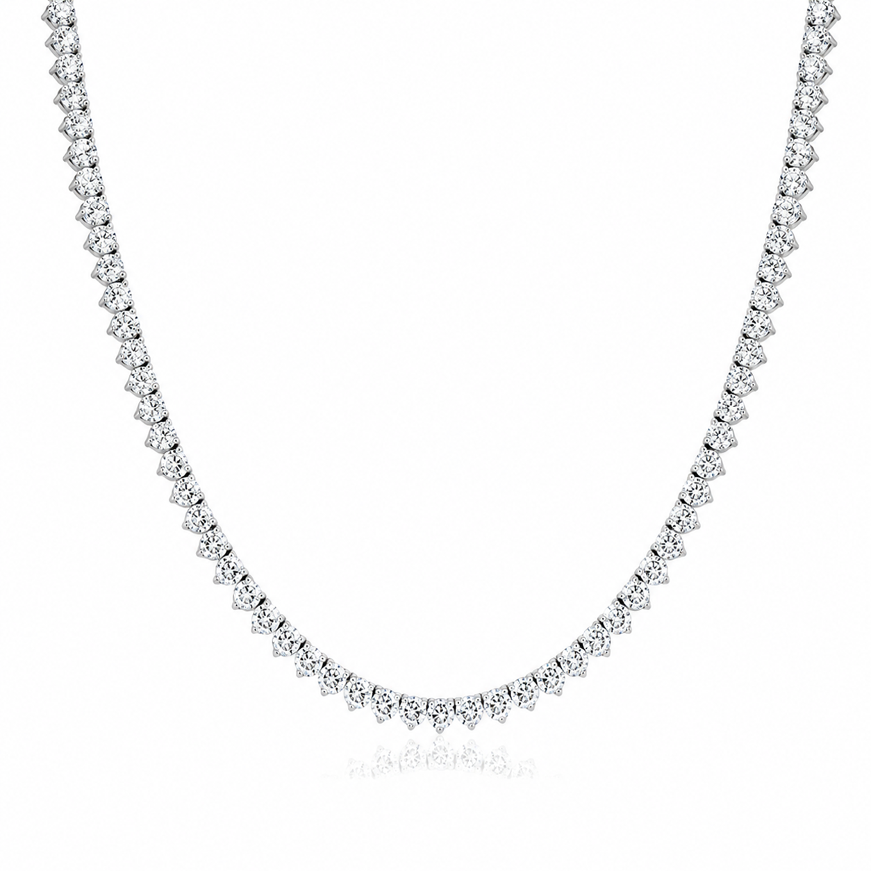 Eco Diamonds Line Necklace