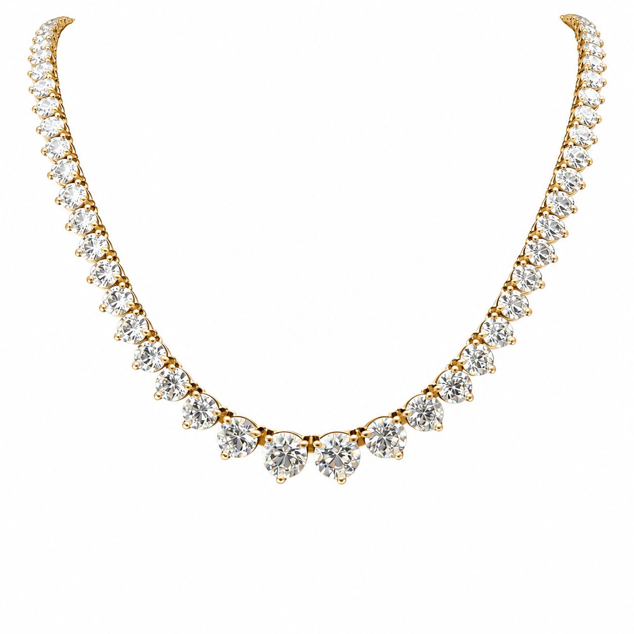 20 carats Riviera Eco Diamonds Tennis Necklace