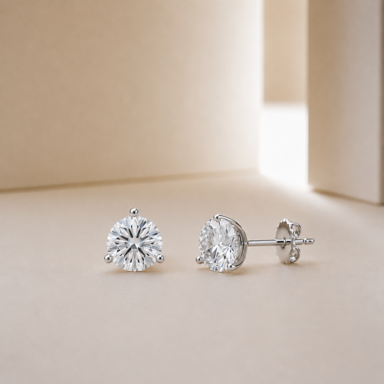 Cosmo Martini Large Eco Diamond Studs 5 cts
