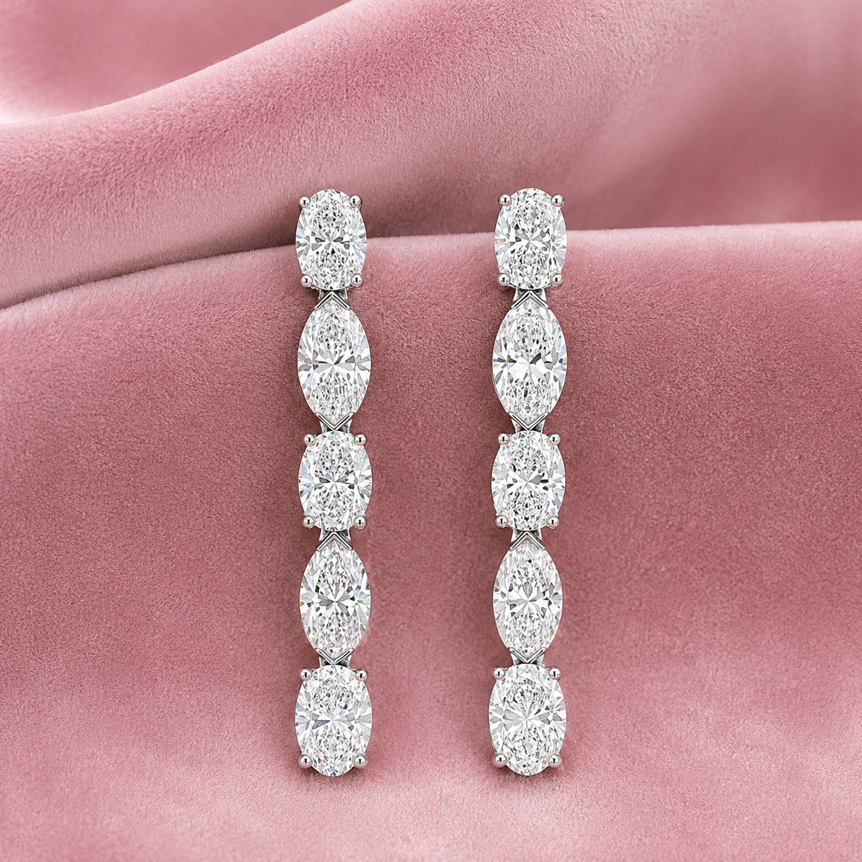 Astoria Diamond Drop Earrings
