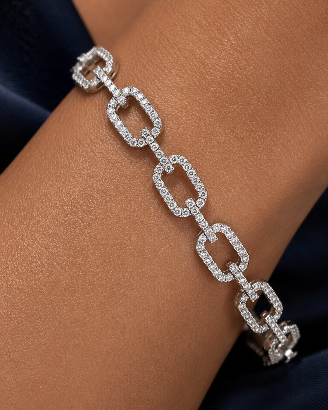 Diamond Open Link Bracelet