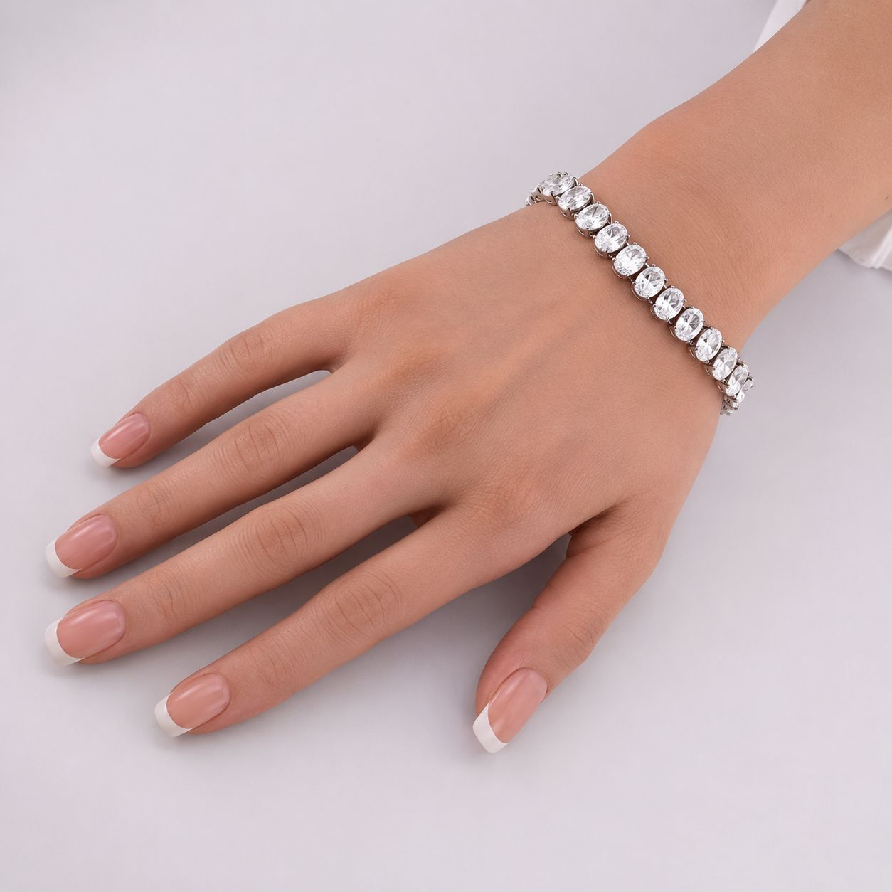 Mega Ovals Eco Diamonds Tennis Bracelet 17 carats