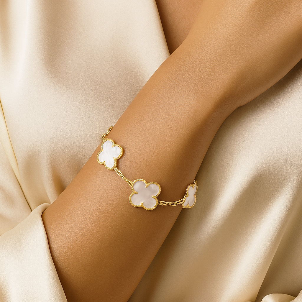 Van Cleef Alhambra Mother of Pearl Bracelet - Trejours