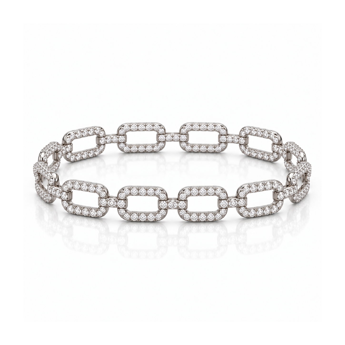 Diamond Open Link Bracelet