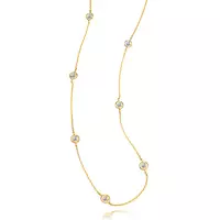 Diamonds by the Yard Station Necklace