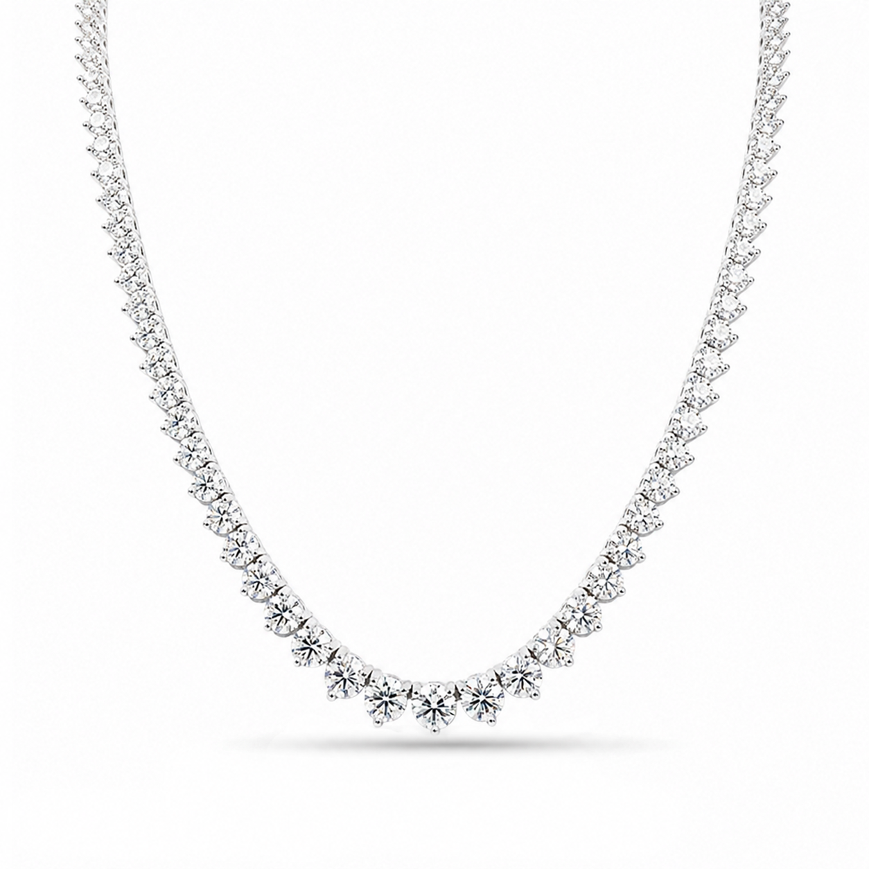 13 carats Grand Riviera Eco Diamonds Tennis Necklace