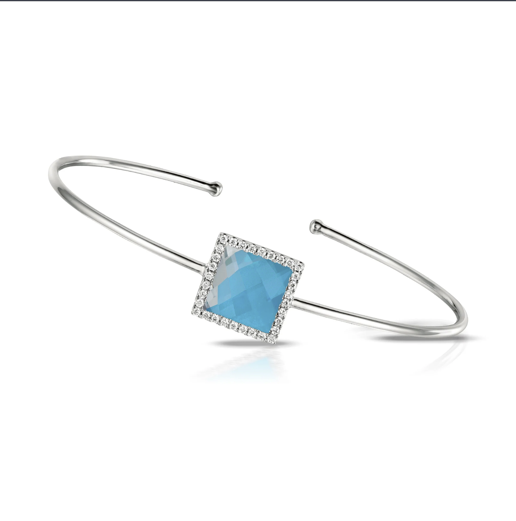 St Barth Turquoise and Diamonds Bangle